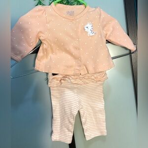 Carter”s New Born set top+pants NB